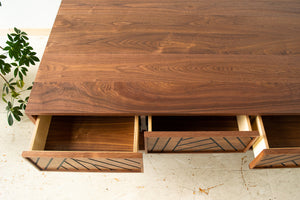 SLW Coffee Table - modern walnut coffee table