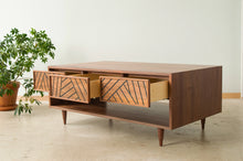 Load image into Gallery viewer, SLW Coffee Table - modern walnut coffee table