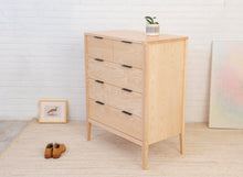 Load image into Gallery viewer, Josefine Dresser | modern solid wood cabinet with drawers