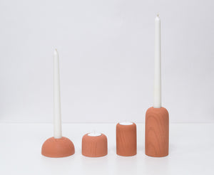 Cast Concrete Candle Holders