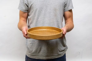 Fluted Tray | round serving tray