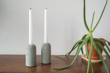 Load image into Gallery viewer, Cast Concrete Candle Holders