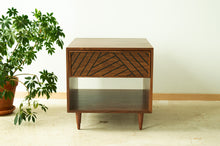 Load image into Gallery viewer, SLW Side Table - modern walnut side table &amp; nightstand