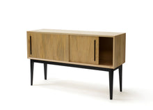 Load image into Gallery viewer, Record Cabinet | sliding door sideboard