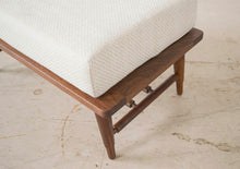 Load image into Gallery viewer, Danish Modern Footstools | walnut ottomans