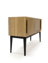 Load image into Gallery viewer, Record Cabinet | sliding door sideboard