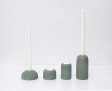 Load image into Gallery viewer, Cast Concrete Candle Holders